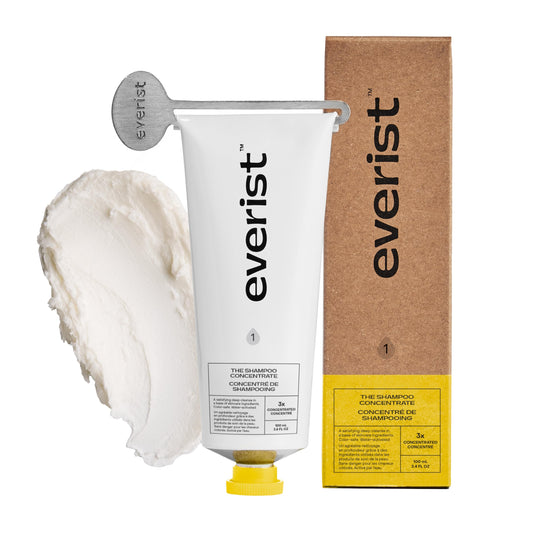 Everist The Shampoo Concentrate – Waterless Bond-Repair Cream Shampoo for All Hair Types – Glycerin & Aloe Hydration with Rosemary & Peppermint – Plant-Based, Vegan, Color-Safe - 3.4 fl oz
