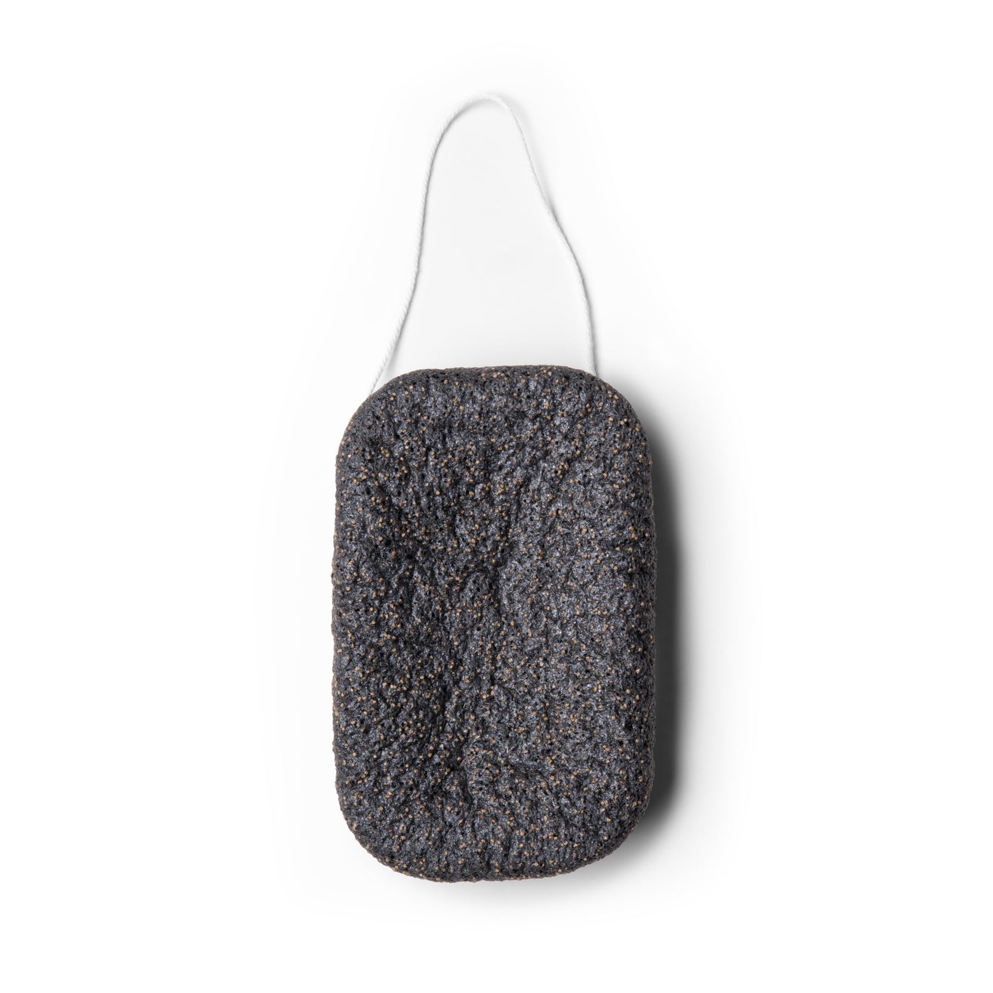 Everist The Exfoliating Konjac Body Sponge, Natural, Reusable, Compostable Bath Sponge for Sensitive Skin, Charcoal Cleansing, 60+ Uses, 1 Each